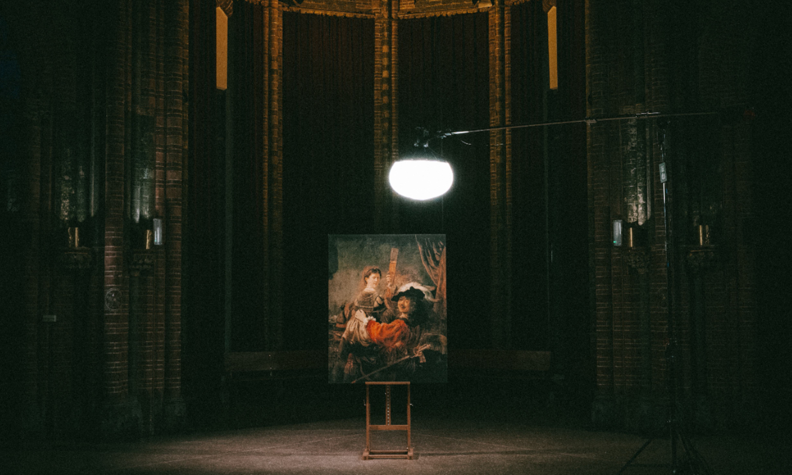 De Verloren Zoon in een herberg tentoongesteld